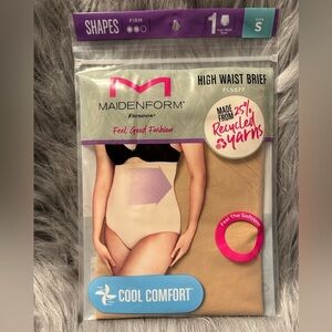 Maidenform Flexees‎ Shapewear Womens Size Small High Waist Brief Soft Seamless
